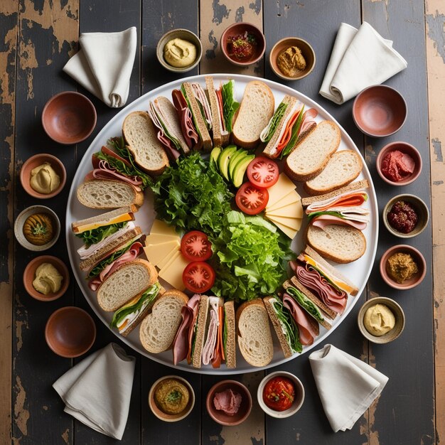 Tavă cu preparate diverse